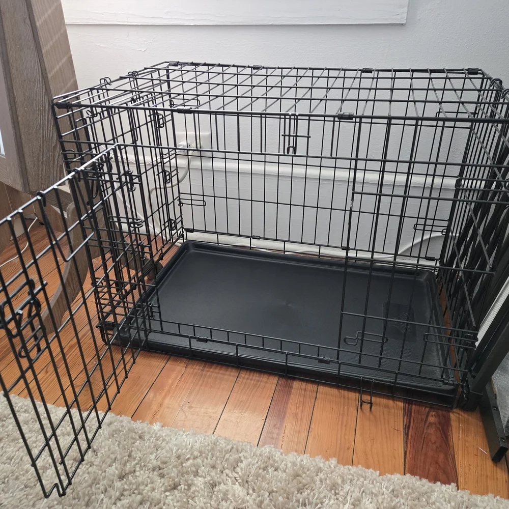 Black Wire Pet Crate